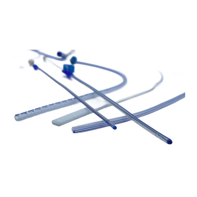 Drainage catheter components